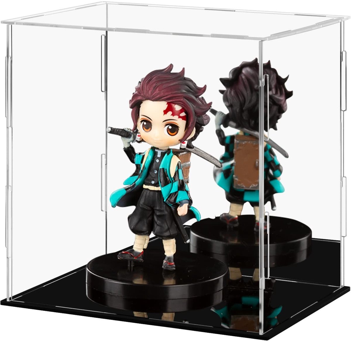 Omgoods - Acryl Display Case met Spiegel - Duidelijke Organizer Box voor Verzamelobjecten