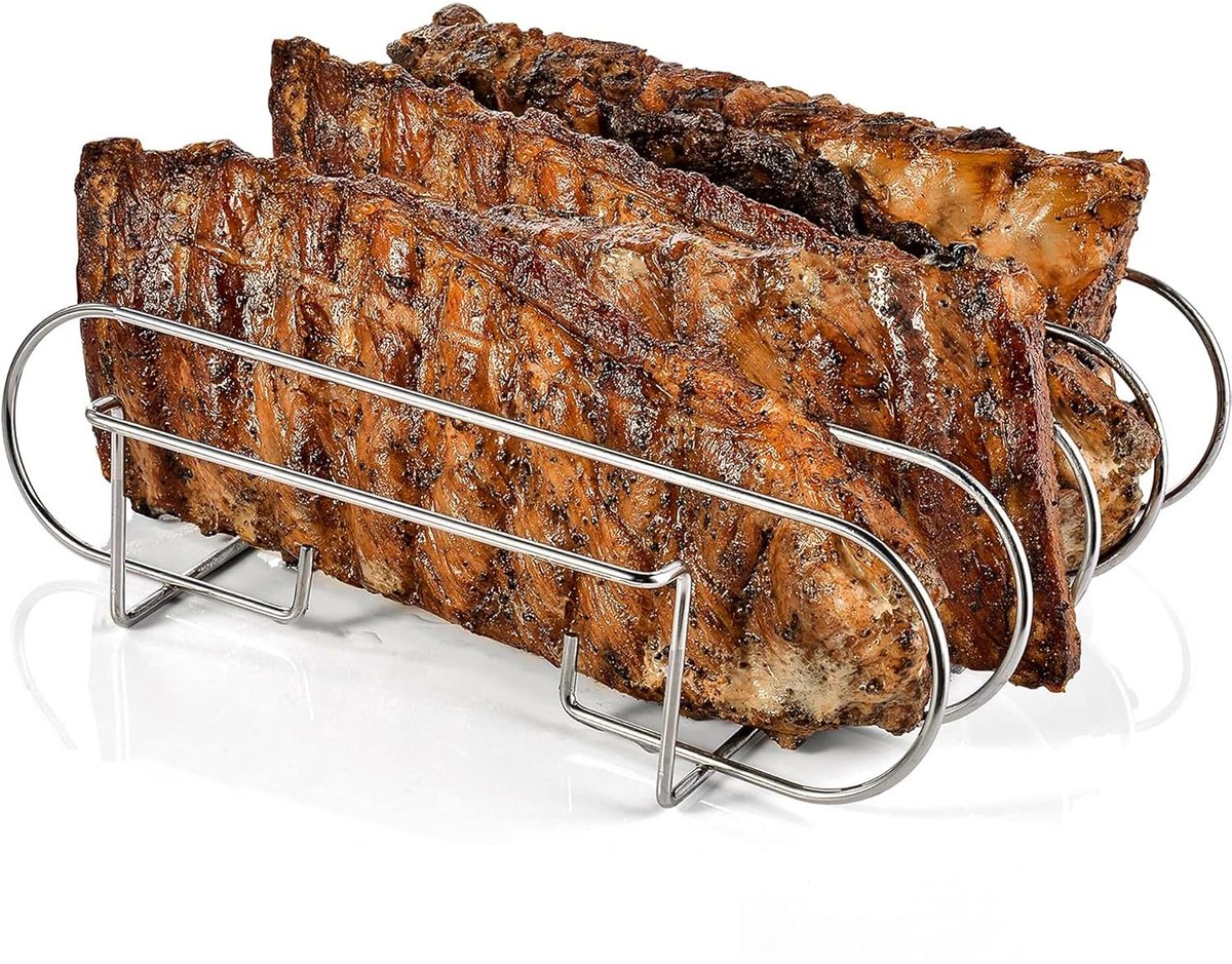 Omgoods - Ribs Houder voor Grillen van Spare Ribs