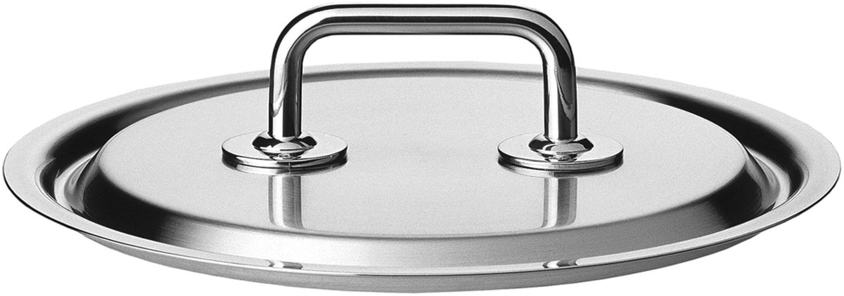 Omgoods - Premium Roestvrijstalen Deksel 14 cm met Warmte-isolerende Handgreep