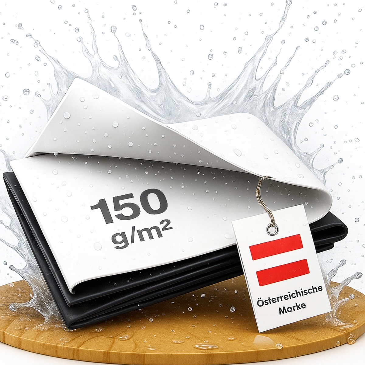 Omgoods - Silo Film, 2x10 m, Zwart/Wit