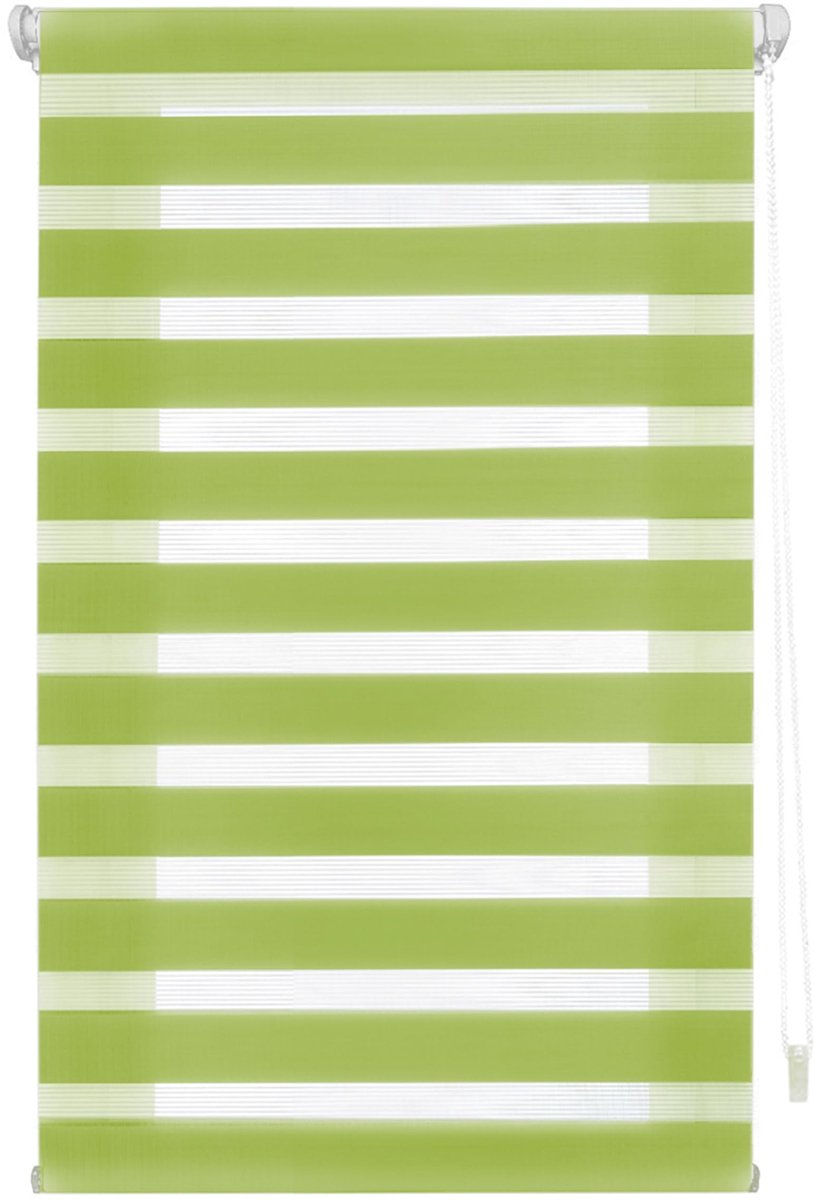Omgoods - EasyFix Rolgordijn voor Nacht en Dag - 37 x 180 cm, Pistache
