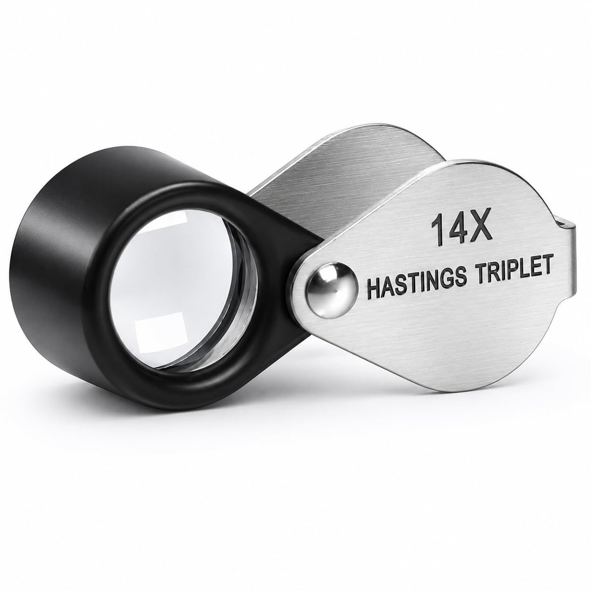Omgoods - 14x Vergrotende Loupe voor Juweliers - Vouwbare Pocket Vergrootglas