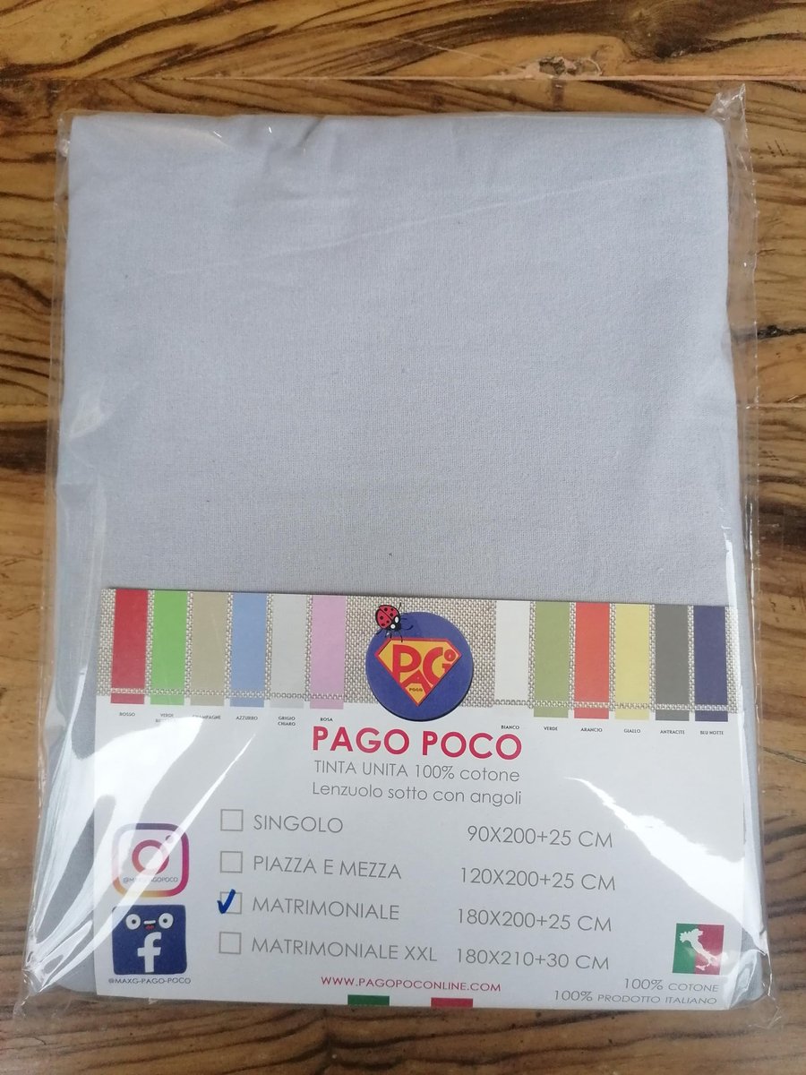 Omgoods - Fitted Sheet Flanel voor Tweepersoonsbed 180 x 200 cm
