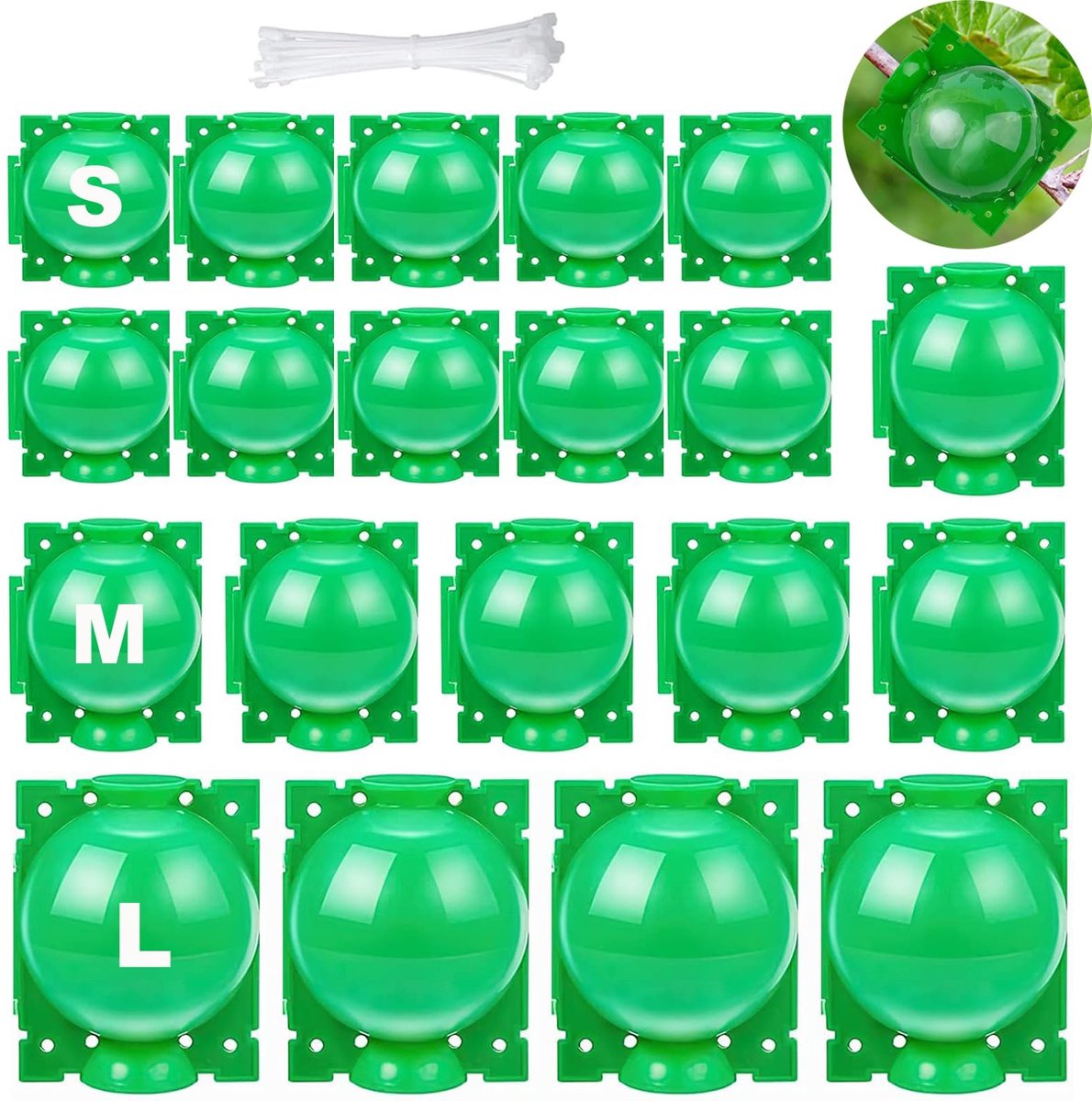 Omgoods - 20 Stuks Plant Wortel Stimulator - Hoogdruk Wortelballen voor Plant Vermenigvuldiging