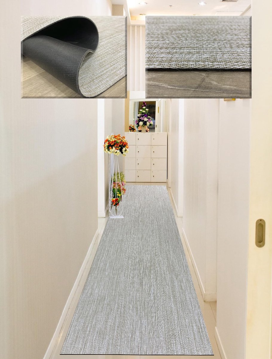 Omgoods - Vinyl Vloerkleed 60 x 200 cm - Robuust Tapijt voor Keuken en Woonkamer