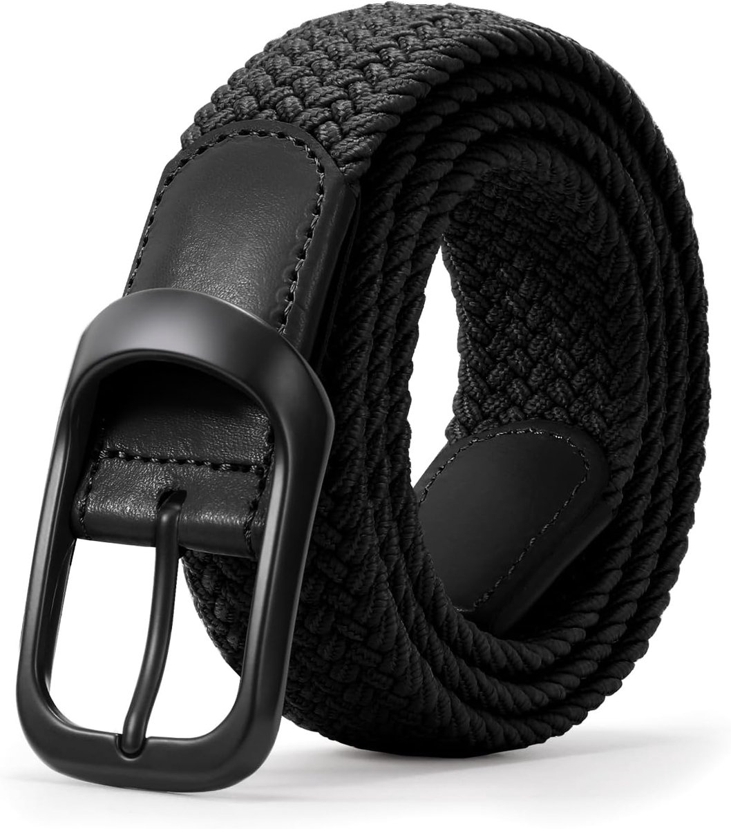 Stretchriem voor mannen, elastische gevlochten riem voor mannen, casual riem, golfriem voor jeansbroeken