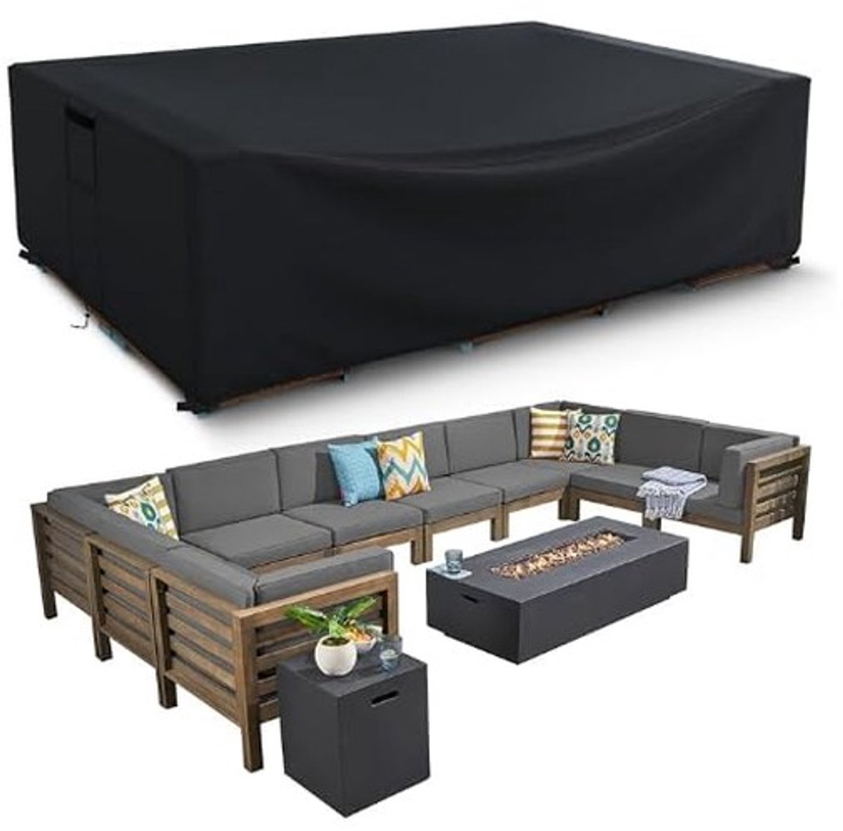 Omgoods - Waterdichte Patio Meubelhoes - Zware Duurzame Bescherming voor Tuinmeubels
