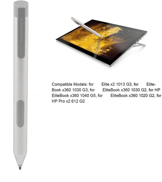 Omgoods- Active Pen 2048 Niveaus Druk - Stylus Pen - Compatibel met EliteBook X360 - Digitale Pen - Natuurlijke Schrijfervaring - Responsieve Stylus - Styluspen — afbeelding 5