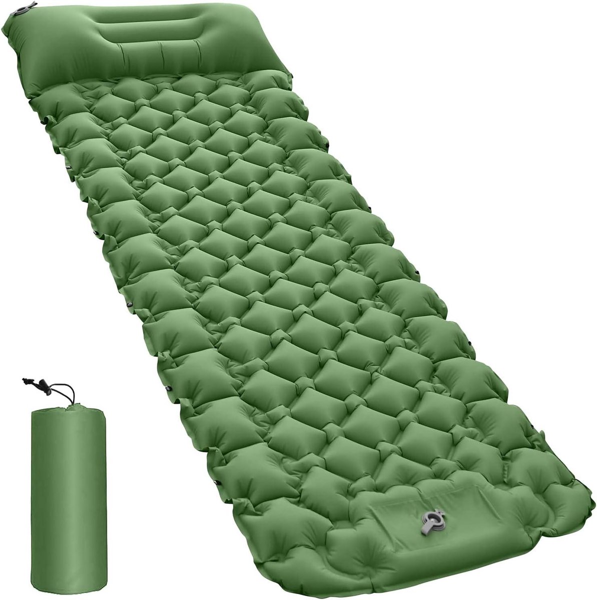 Campingmat met Kussen - Slaapmat Matras - Kamperen en Reizen - Ultralicht en Scheurbestendig
