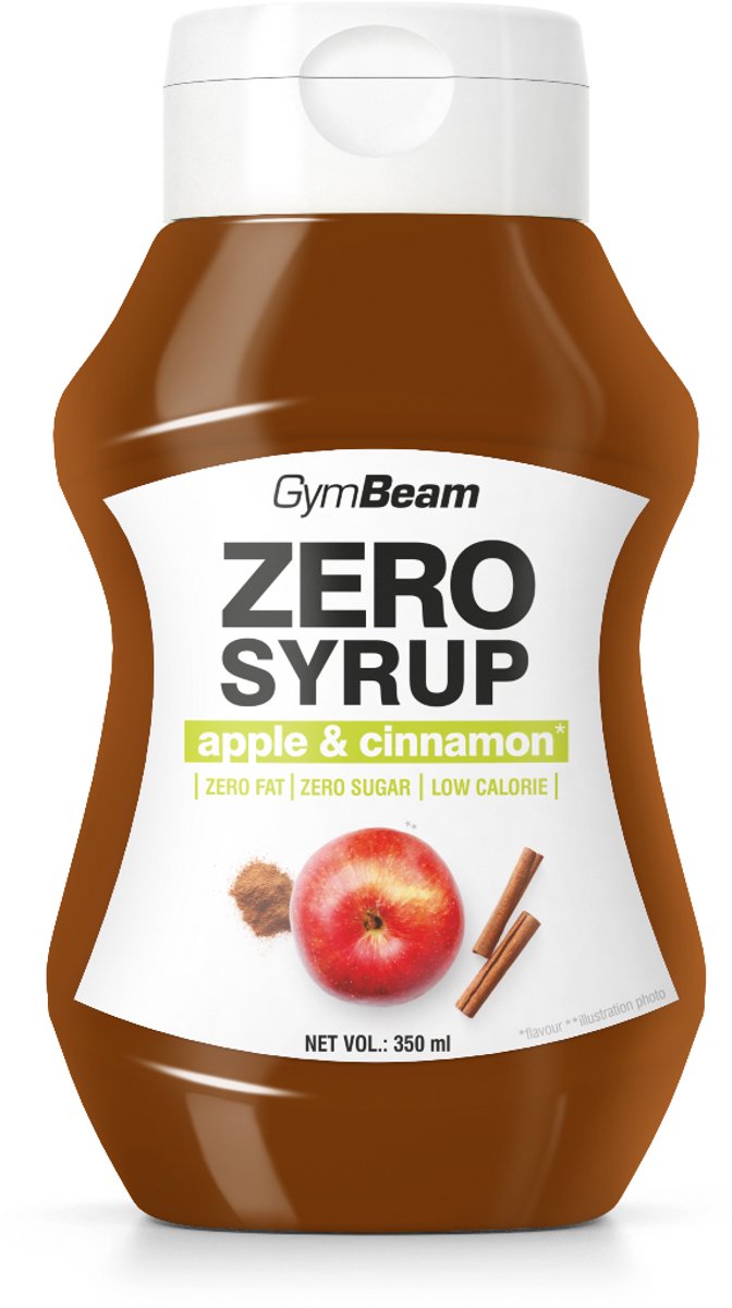 GymBeam ZERO SYRUP Appel & Kaneel 350 ml