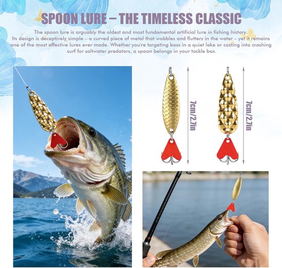 Thijox - 71 Stuks Kunstaas Kit voor Vissers - Compleet Visgerei Doos met Crankbaits voor Bas, Zalm, Snoek - Zachte Wormen en Spinner Kunstaas voor Zou van Thijox — afbeelding 2