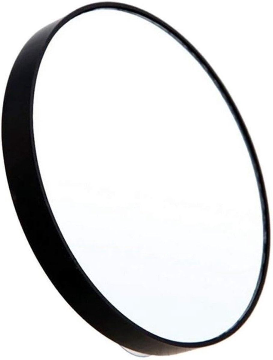 Make-up spiegel 10x vergrotend - 13cm rond - met zuignappen - ideaal voor scheren en make-up - SnelShoppen