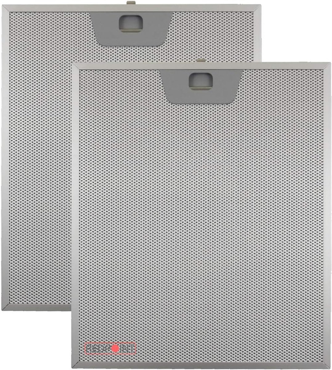 Extractor hood aluminium 253 x 300 x 8 mm - pack van 2 - geschikt voor diverse merken - eenvoudig te installeren - SnelShoppen