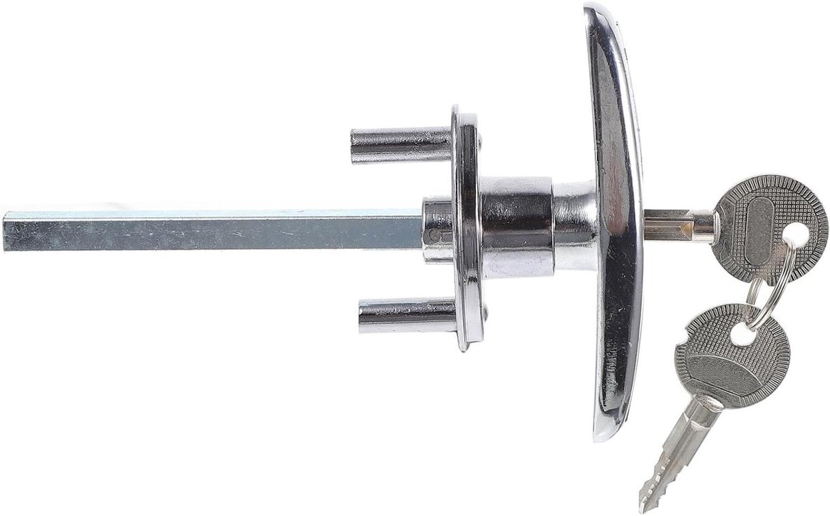 Garagedeur Slot - Noodontgrendeling - Toegang Beveiligen - Universele Montage - 14x10CM - Zilver