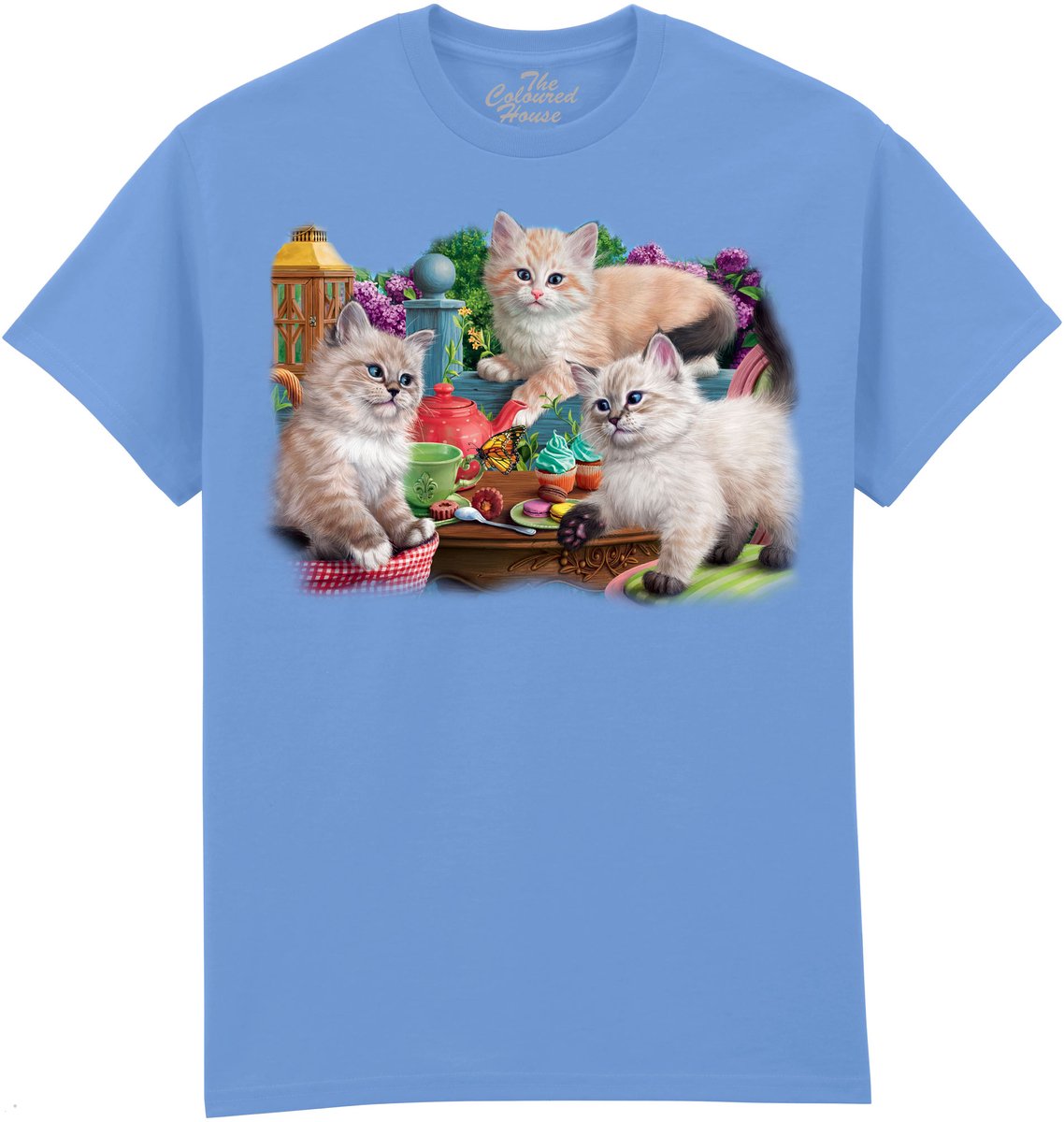 Katten Kitten Tea Party The Coloured House T-shirt S