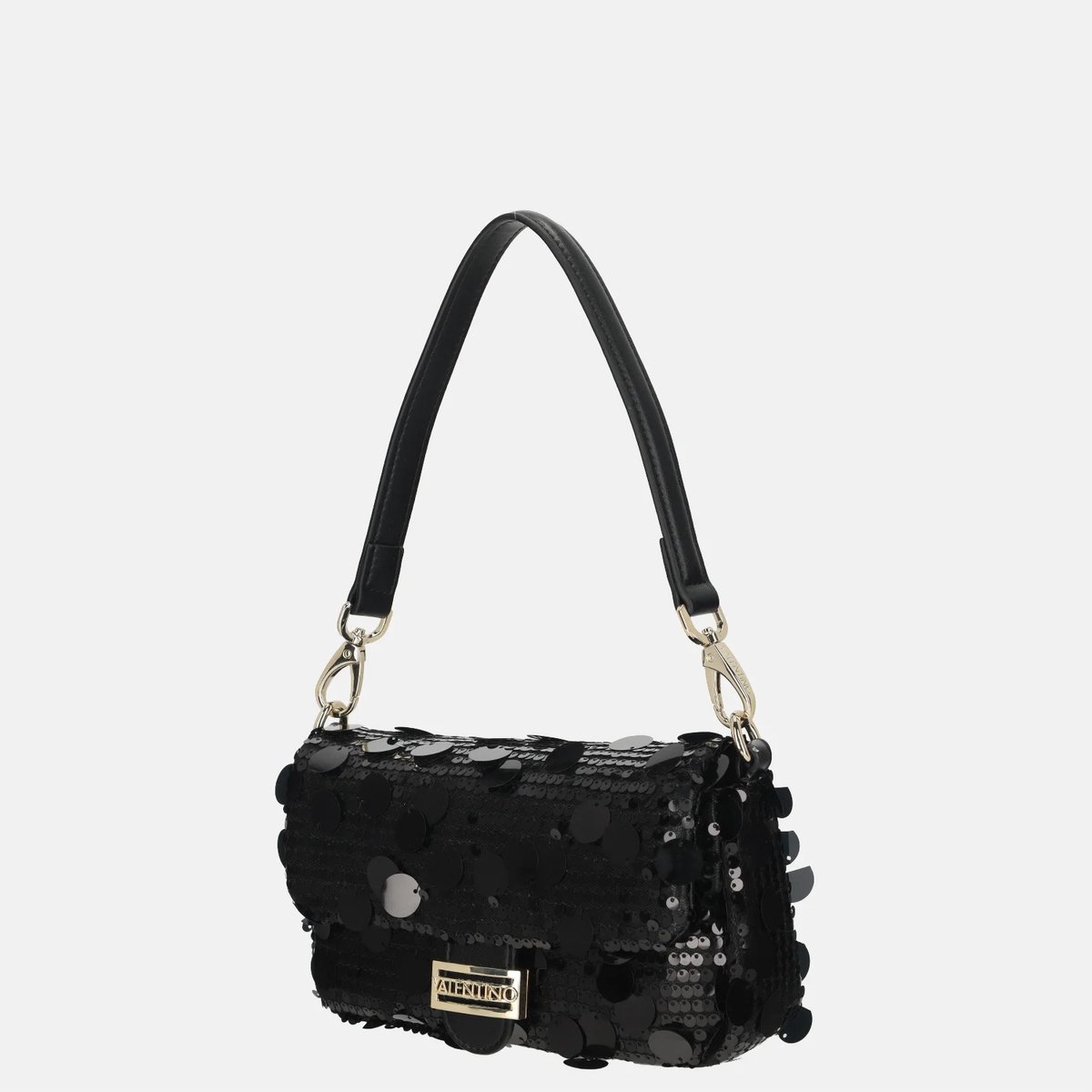 Valentino Bags Sleet schoudertas pailletten nero
