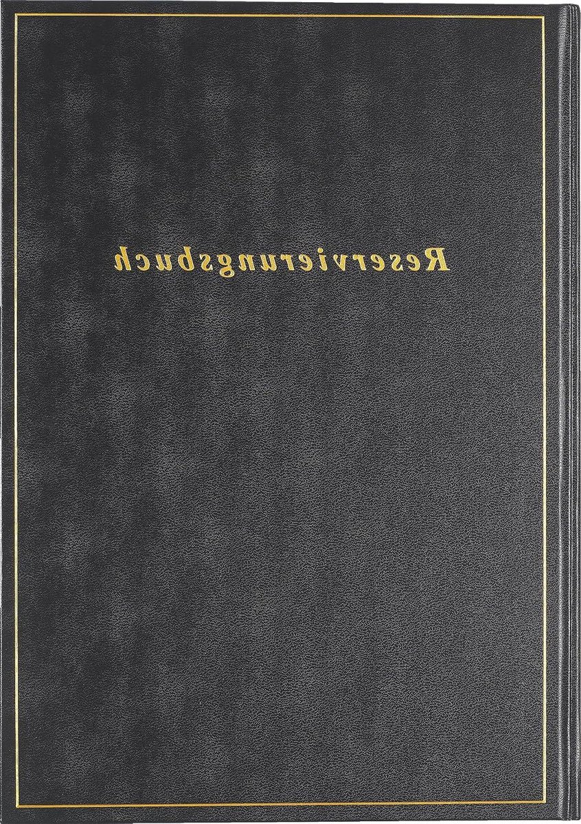 Reserveringsboek - Afsprakenboek Agenda - Afspraken Plannen - 1 Pagina Per Dag - A4 - Zwart