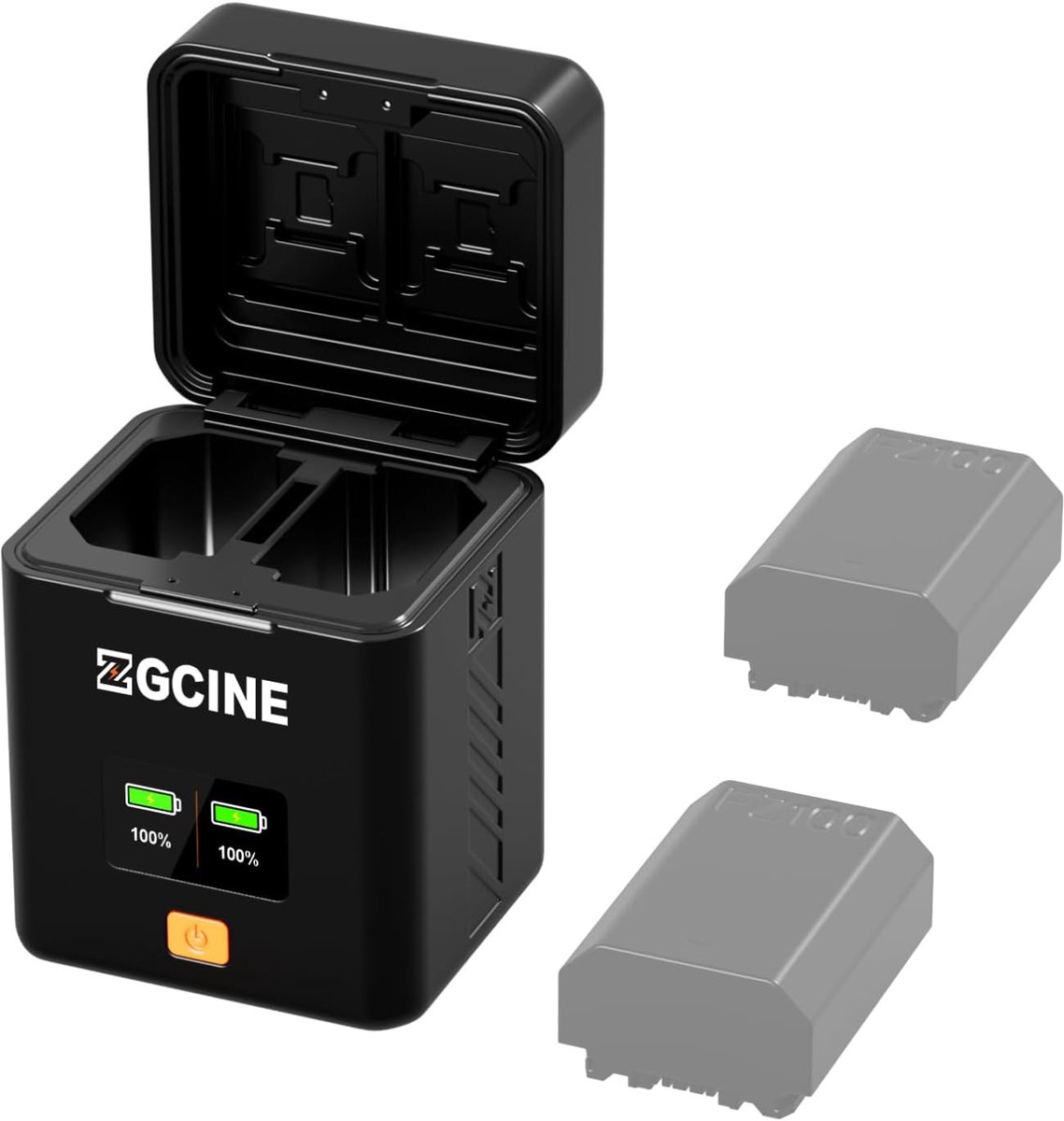 SnelShoppen - Oplaadbare PS-FZ100 Batterij Case voor NP-FZ100 Camera Accu, USB-C PD Ingang, Compact en Efficiënt Opladen voor Fotografie