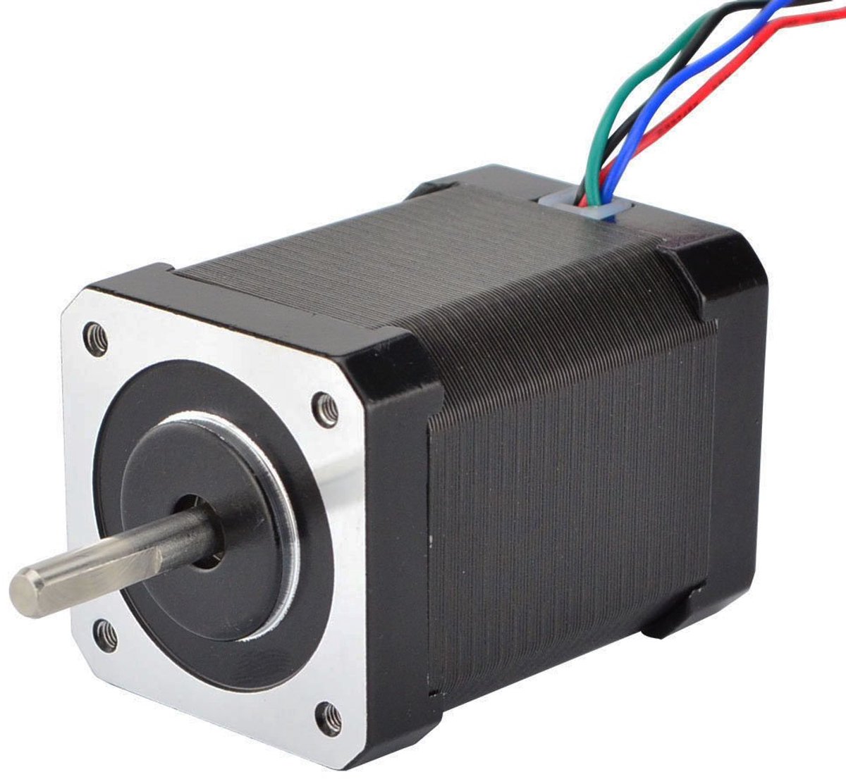 Nema 17 Stappenmotor Bipolar 1,8 deg 65 Ncm 2,1 A 42 x 60 mm 4 draden voor 3D-printer / DIY CNC