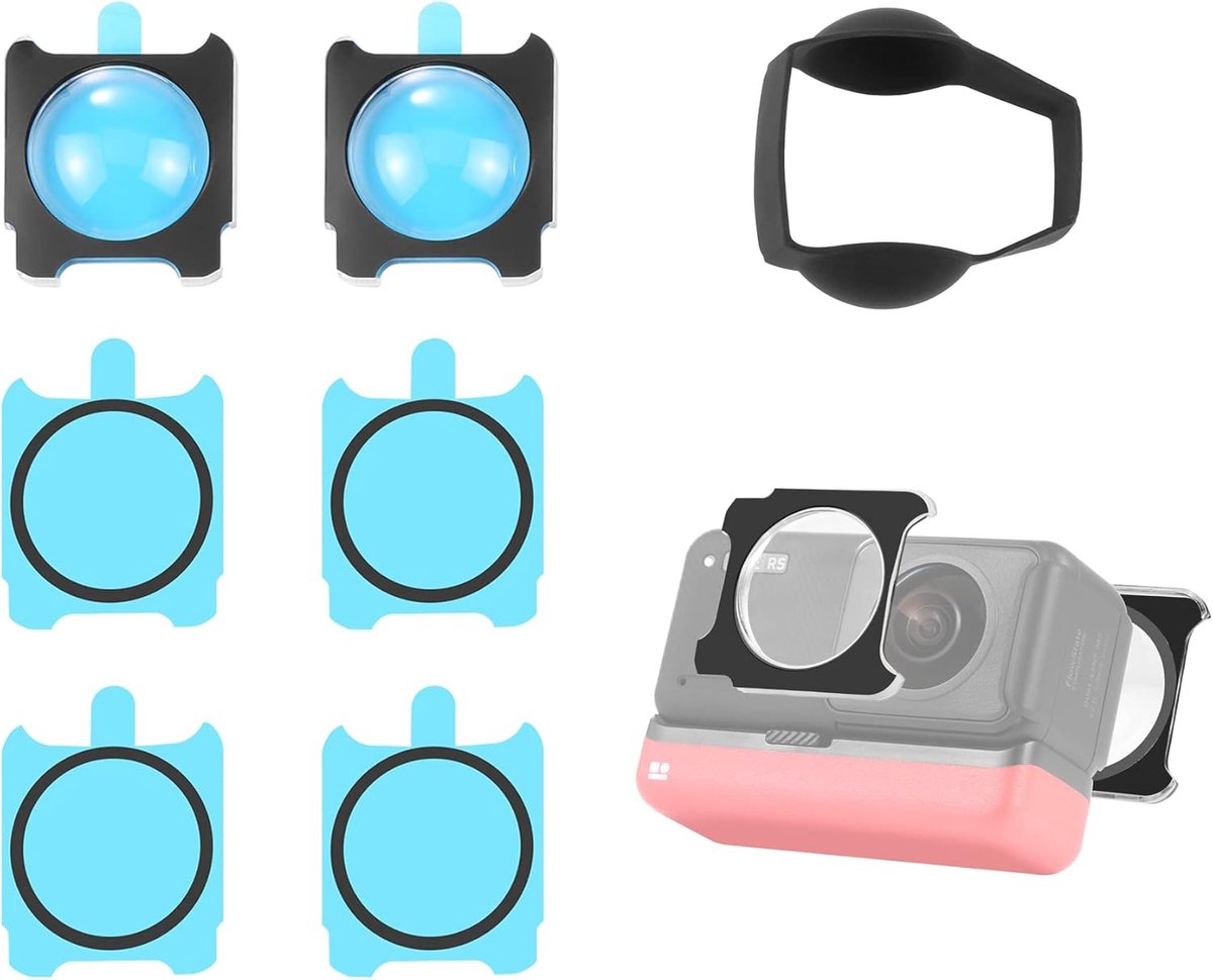 beschermhoes voor Insta360 One R Rs Sphere, harde schaal, meerlaagse