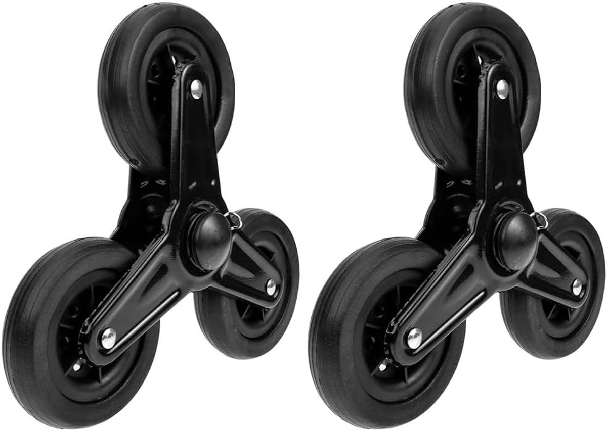 Shopping cart 2pcs - zware wielen - driehoekige wielen - ideaal voor het dragen van boodschappen - SnelShoppen