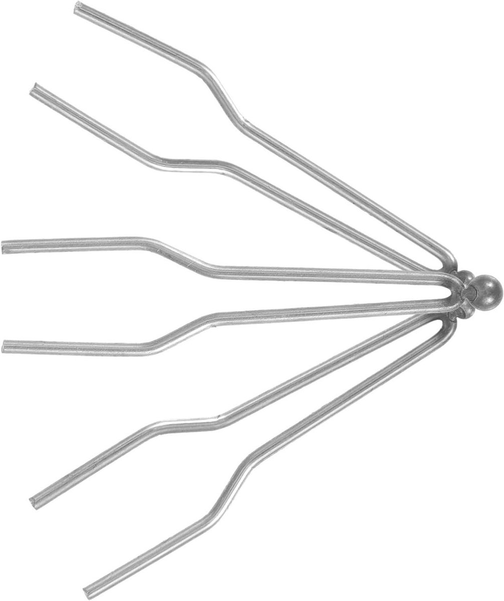 Houtbrandpen Tips - Pyrografie Punten - Gedetailleerd Graveren - Hoge Impedantie - 3.5 cm - Zilver
