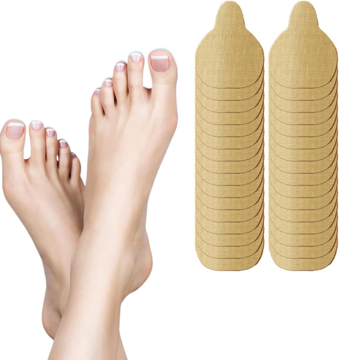 patches 32 stuks - anti-schimmel behandeling voor teen- en
