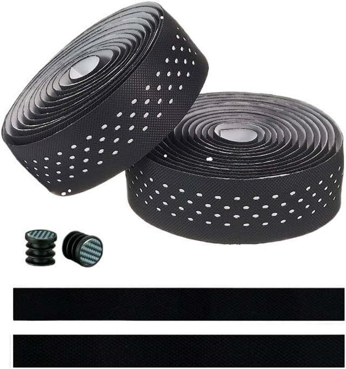 Stuurband Racefiets - Fietsstuurband Kurk - Comfortabel Fietsen - Zacht Gevoel - 2150 x 30 x 26 mm - Wit