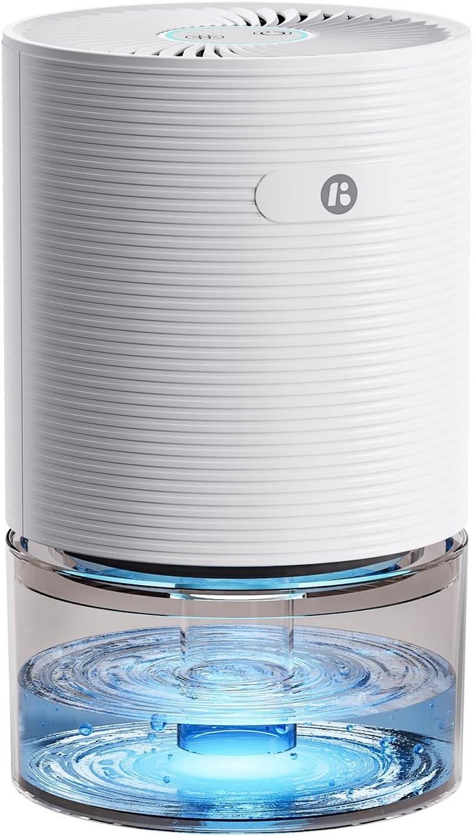 Luchtontvochtiger - Vochtvreter - Vochtige Ruimtes Verhelpen - Automatische Uitschakeling - 750 ml - Wit
