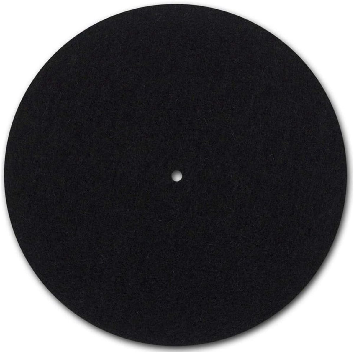 SnelShoppen - Vilt draaitafel schotelmat LP slipmat audiophile 3mm dik zwart voor vinyl platen, minimaliseert trillingen en motorruis, ideaal voor opt