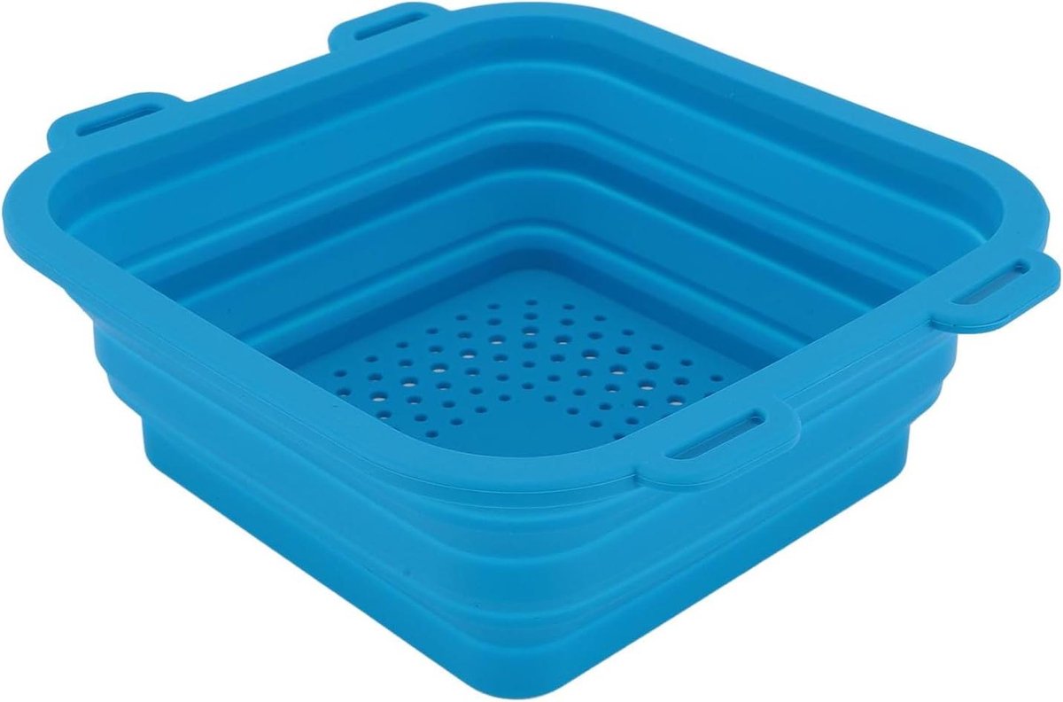 Draagbaar Ijsbad - Opvouwbaar Bad - Herstel na Sport - Snelle Koeling - 30 x 24 x 4 cm - Blauw