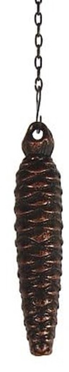 Omgoods - Cuckoo Klok Gewicht 320g Gietijzer - Bronzen Pine Cone