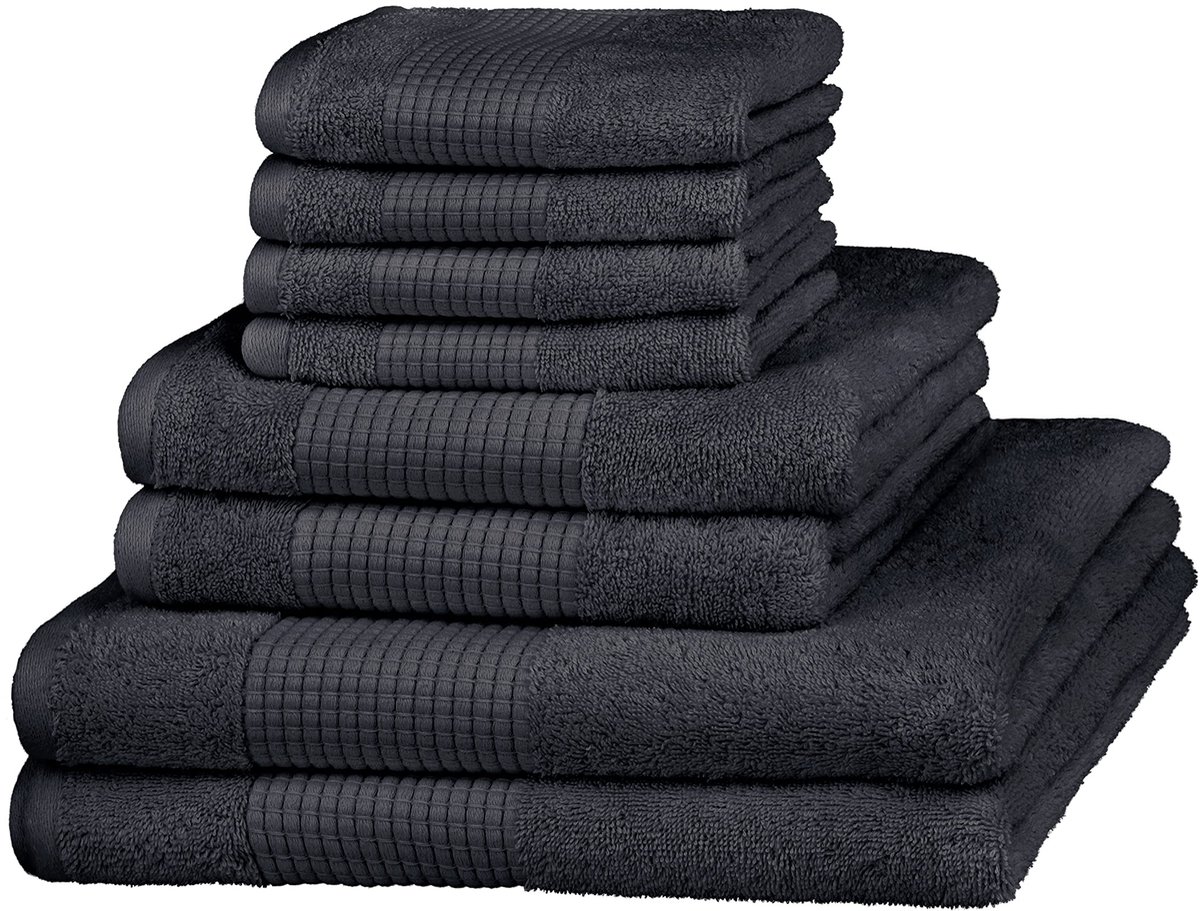 Omgoods - Rome Handdoeken Set van 8 met Luxe Kwaliteit 100% Katoen