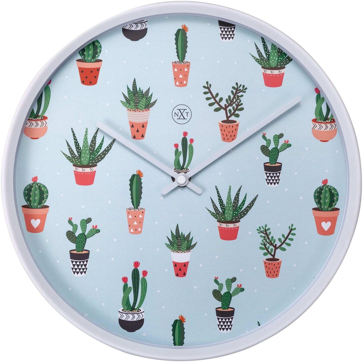 Omgoods - Cactus Wandklok - Stille Klok met Trendy Design