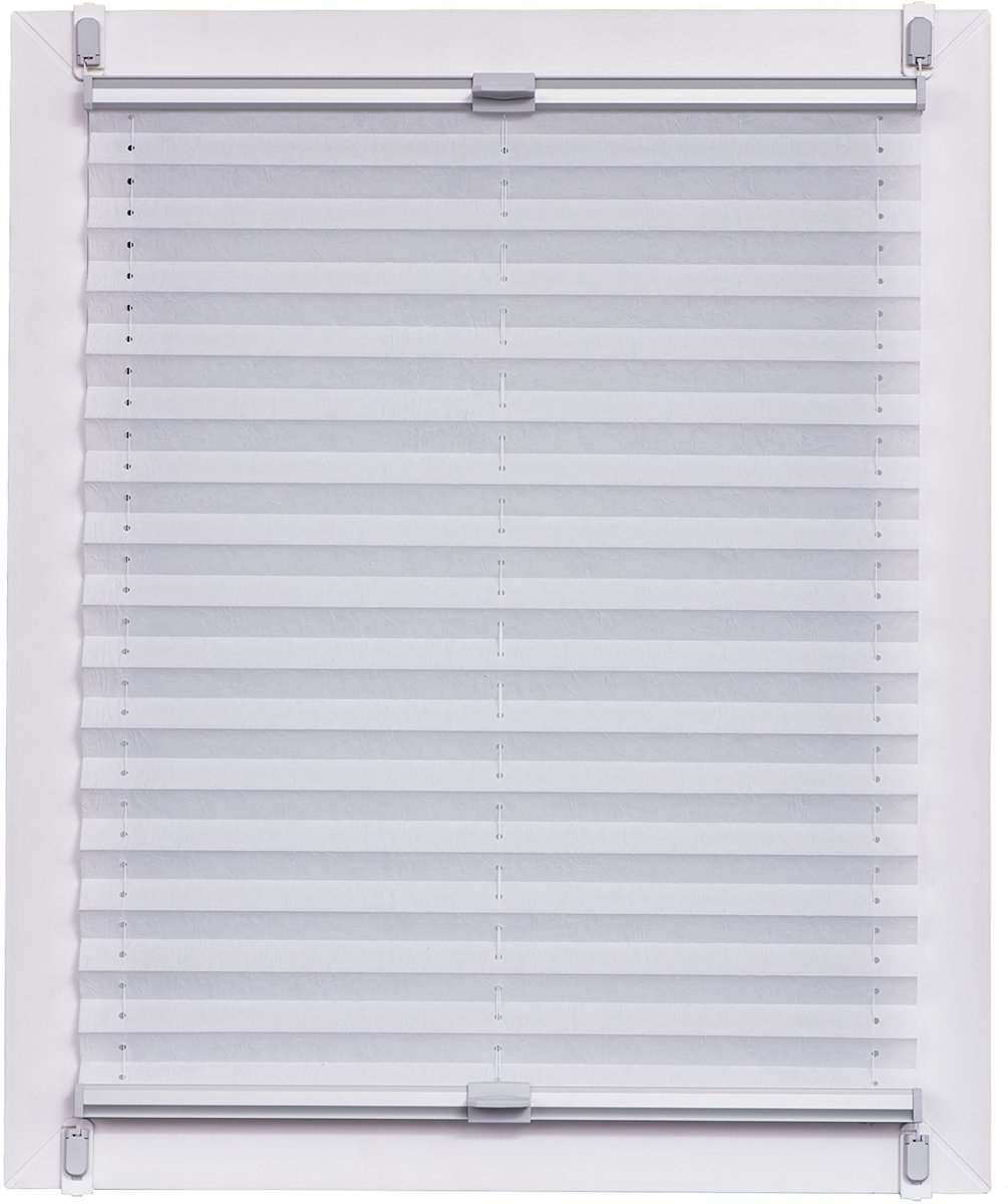 Omgoods - Pleated Blind - Daglicht, Violet, 80 x 220 cm met Klembevestiging