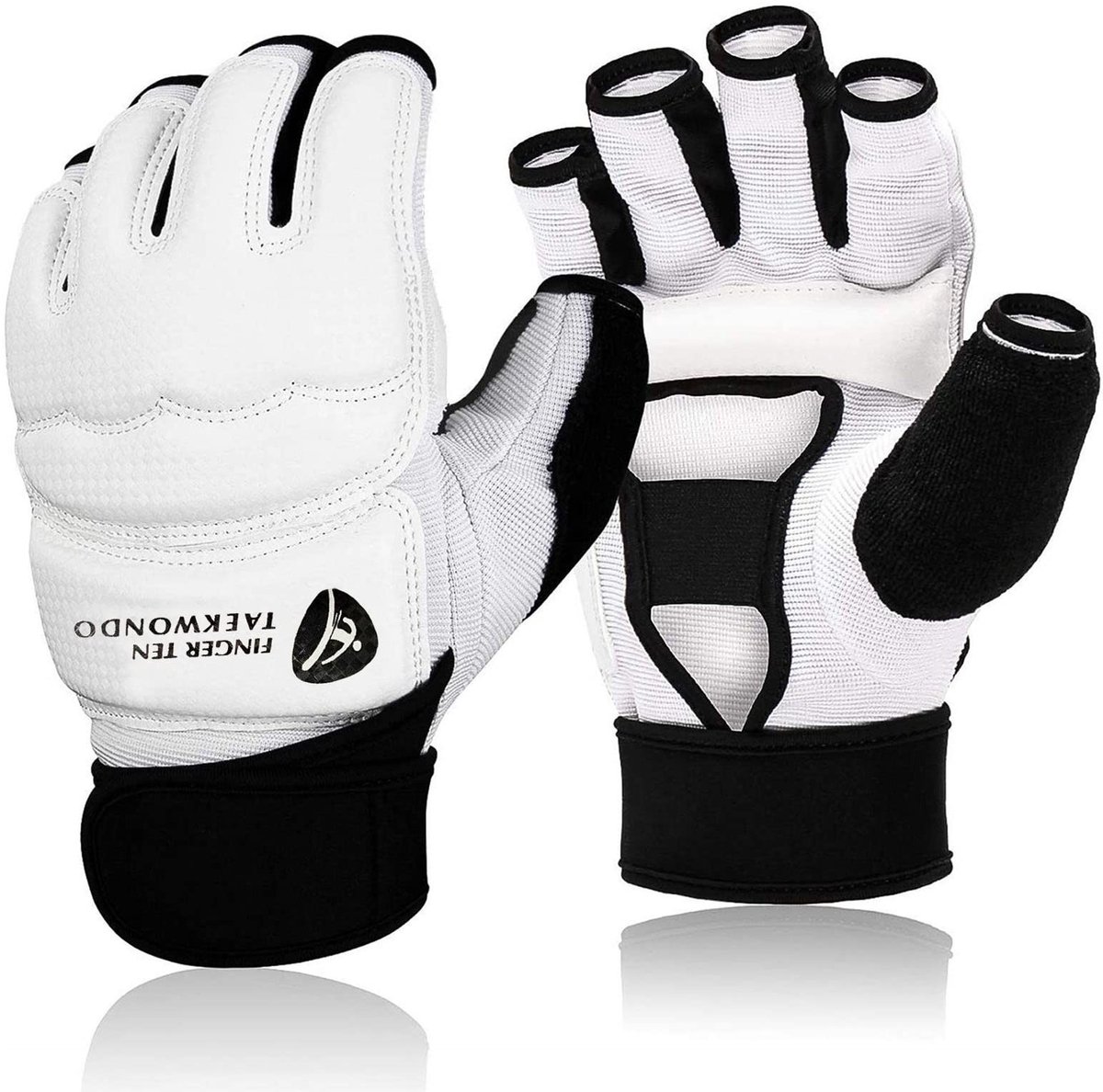Omgoods - Taekwondo Handschoenen voor Kinderen en Volwassenen - Halfvinger Leer Sparring Gear