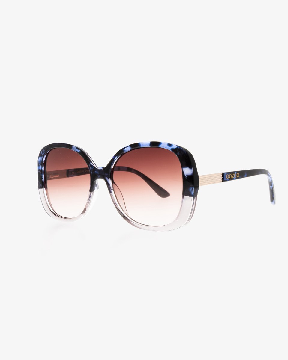 OOZOO Sunglasses - blauwe tortoise zonnebril - SG008-BG