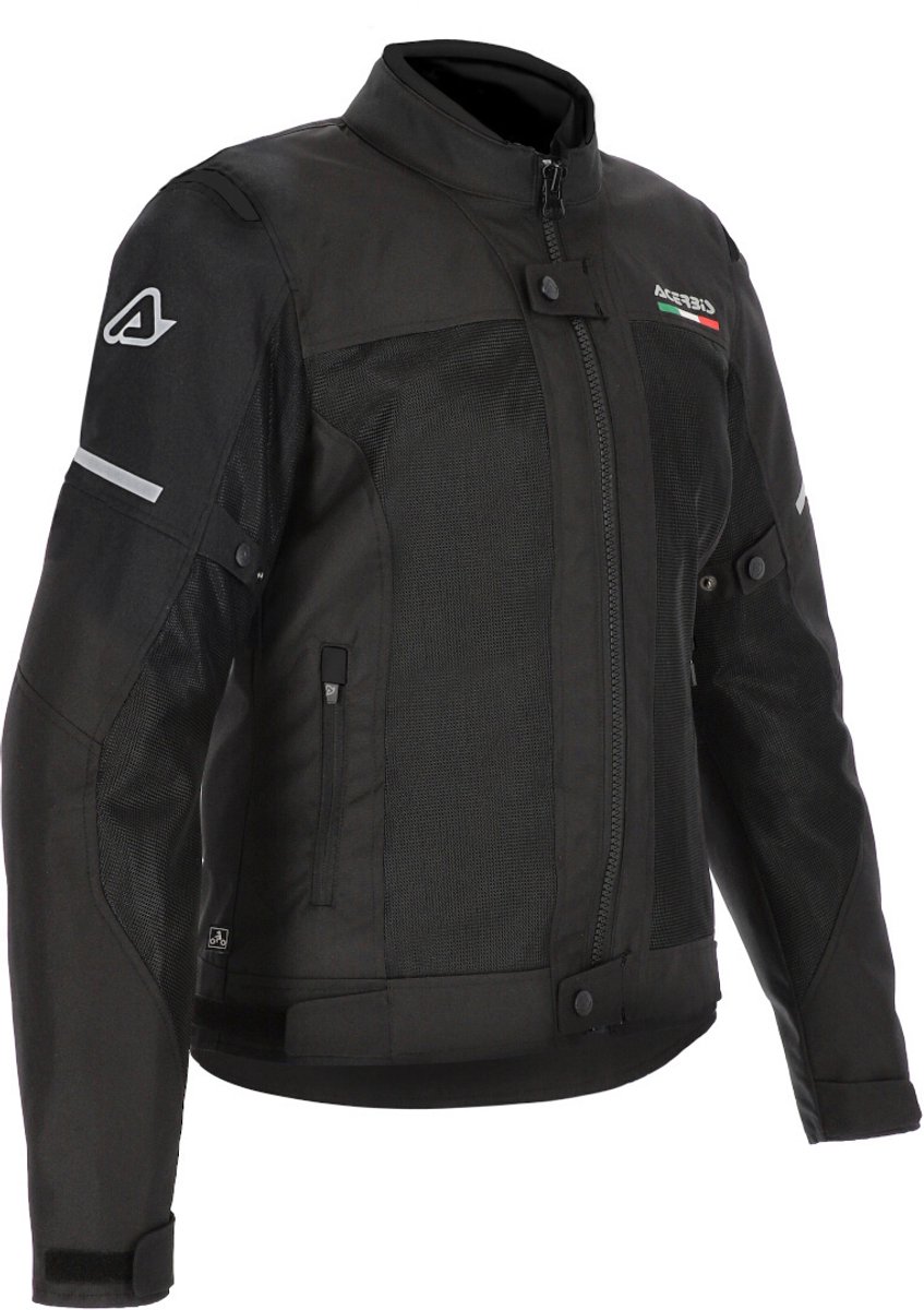 Acerbis On Road Ruby Dames Zwart Textiele Motorjas - Jas