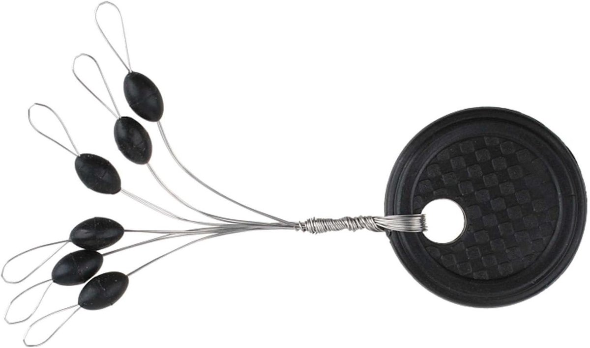 Mikado Rubberen Stoppers - Mikado Accessoires - Spel Spelen - Zachte Greep - Niet Gespecificeerd - Zwart