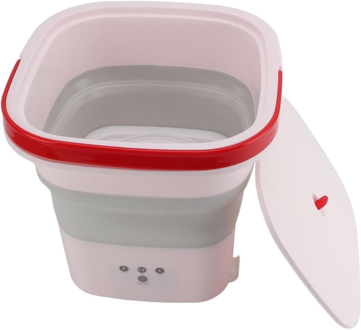 Opvouwbare Wasmachine Compacte Washer Kleine Wasjes Volautomatisch 10.5L Wit