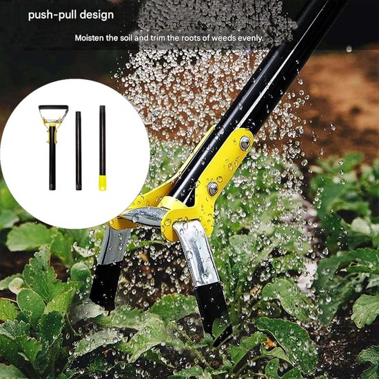 Onkruidgereedschap Lange Steel - Schoffel Tuin - Onkruid Verwijderen - Roestvrij Staal - 1.6m - Niet gespecificeerd — afbeelding 2