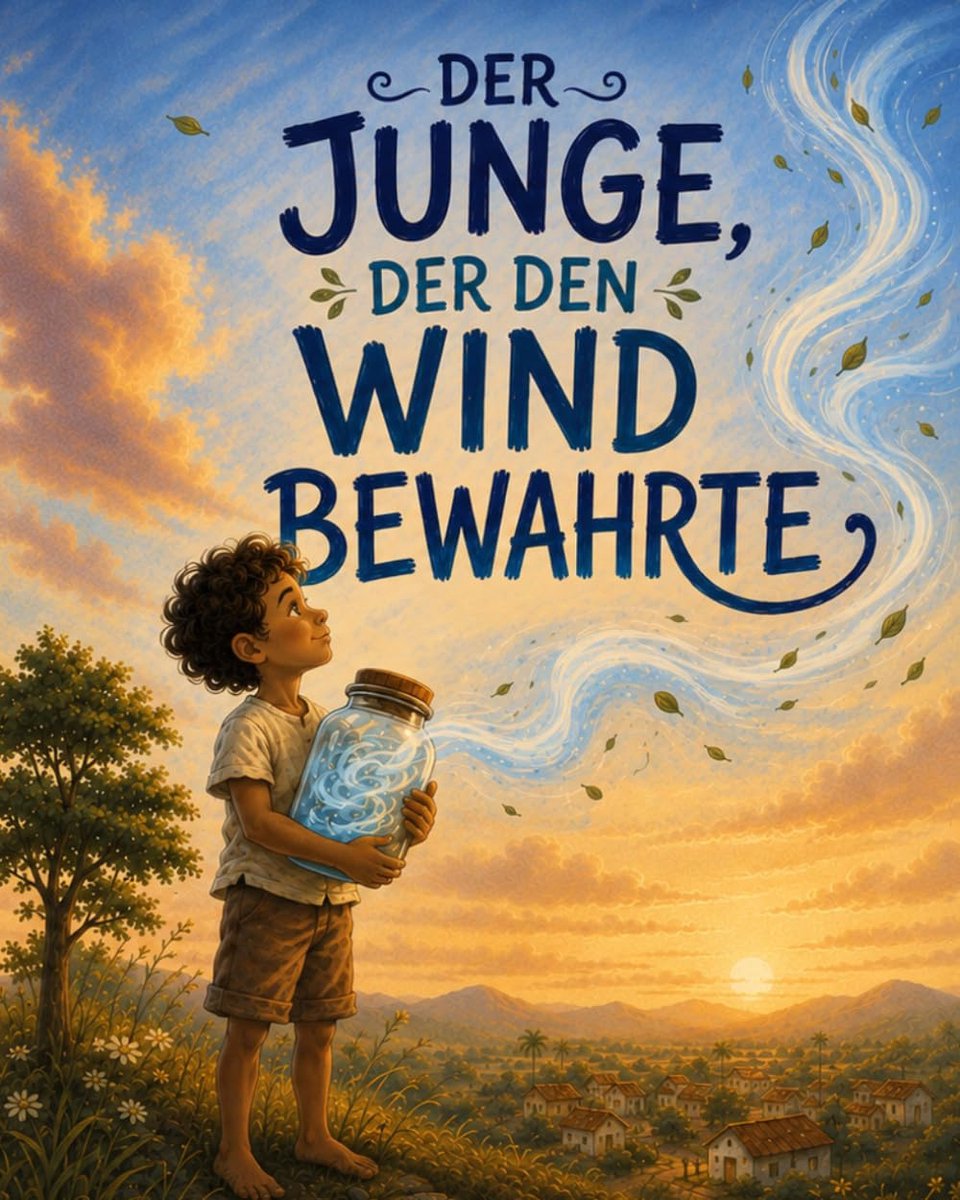 Junge, der den Wind bewahrte