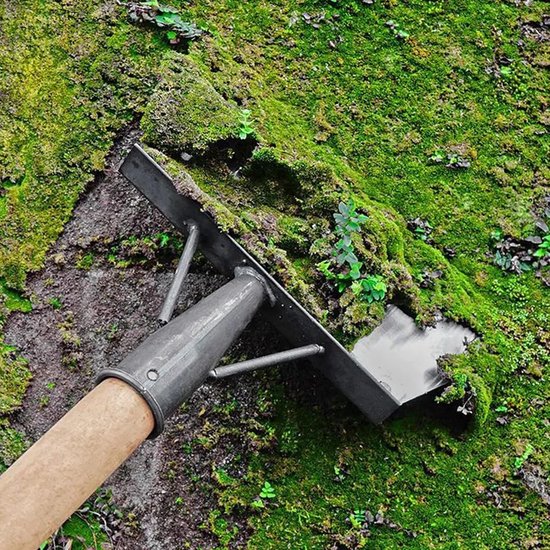 reinigingsschep, tuinschep mangaanstaal Onkruidverwijderaar — afbeelding 4