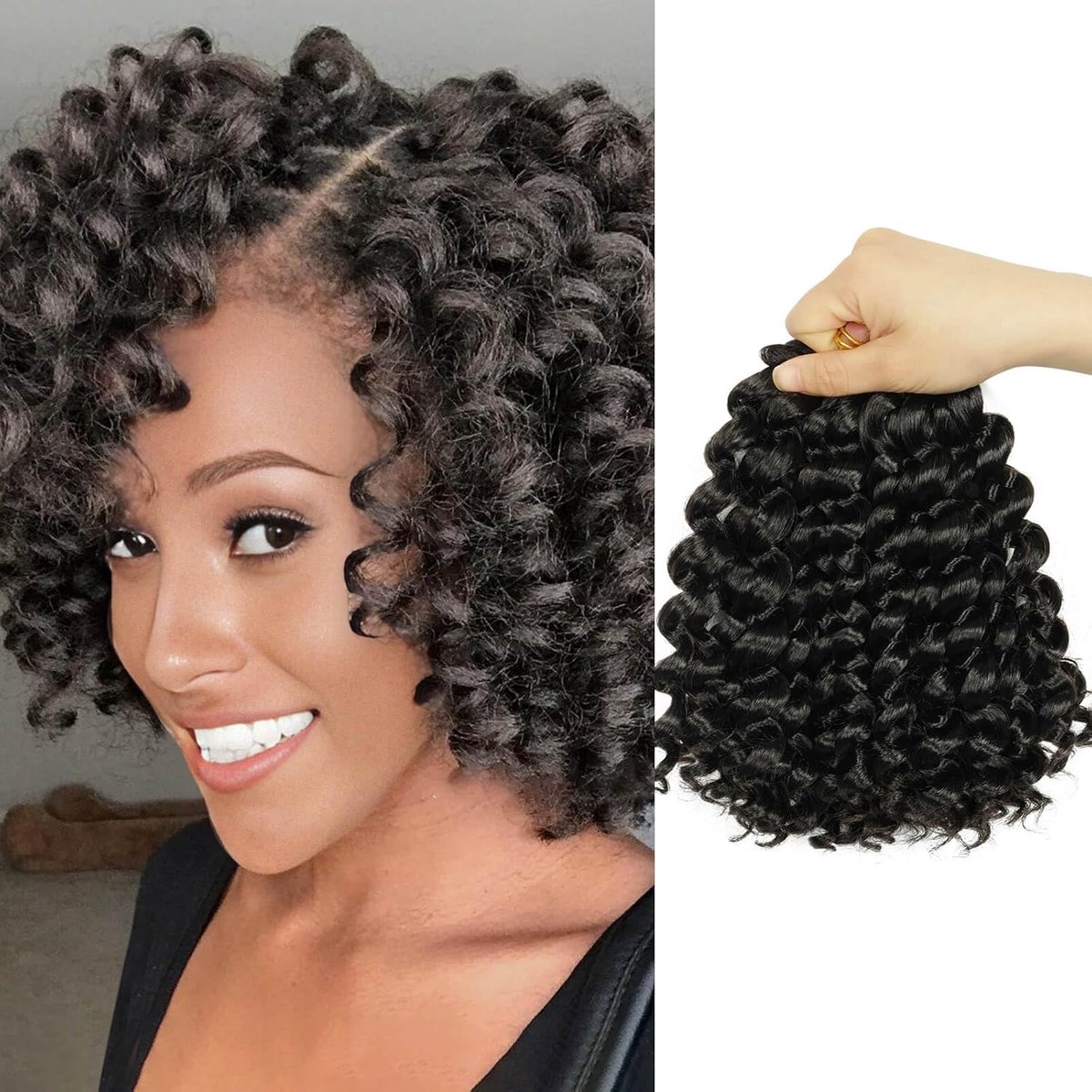 Crochet Hair Gogo Curl Crochet Braids voor zwarte vrouwen, diepe
