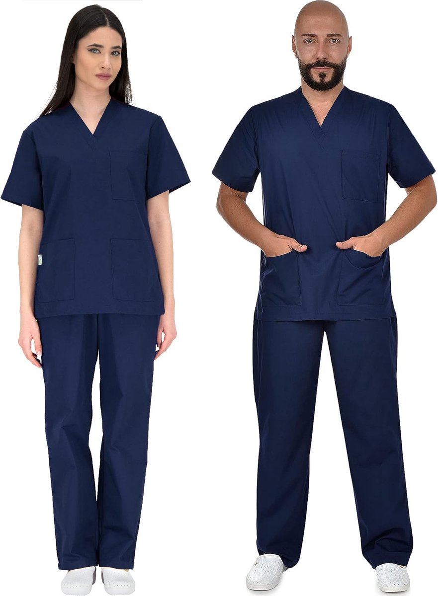 Colombo Unisex schrobset slip-case + broek set geneeskunde
