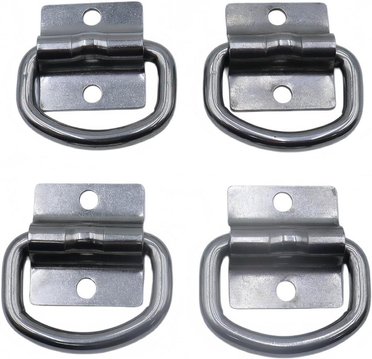 4 stuks Vrachtwagen D-Ring Sjorogen, 304 Rvs Trekkoord Gesp voor