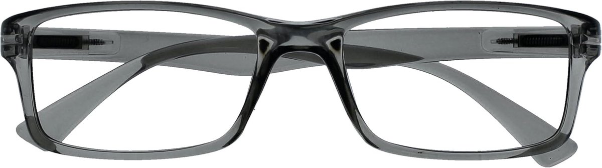 leesbril bedrijf grijs lezers Designer stijl Mens Womens R92-7 +1.50