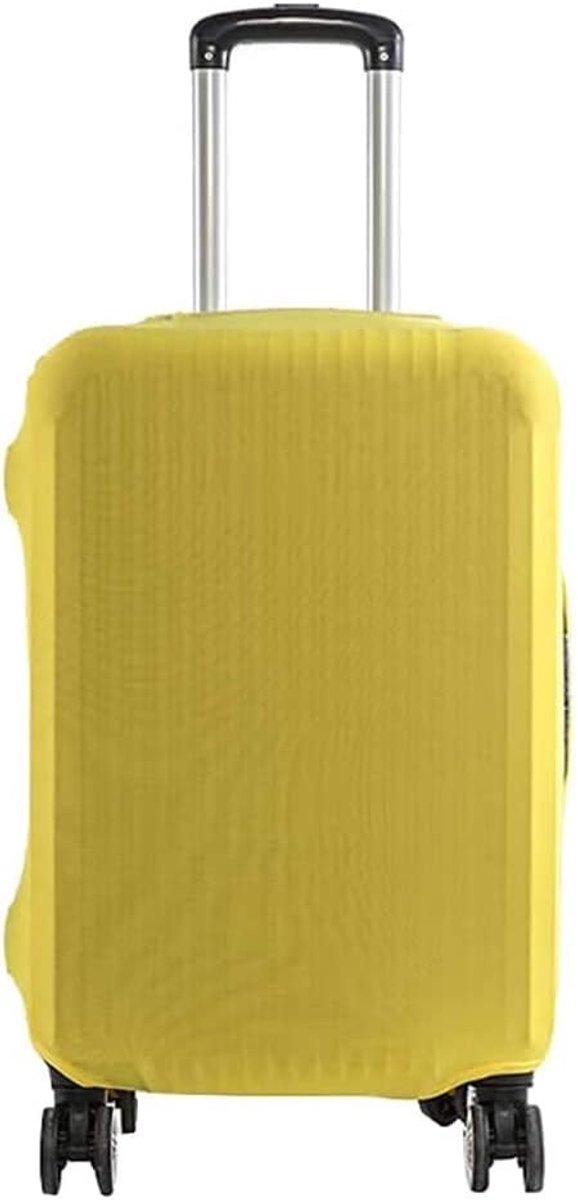 Stofbescherming voor koffer, bagagehoes, past 45-50 cm (geel, S).
