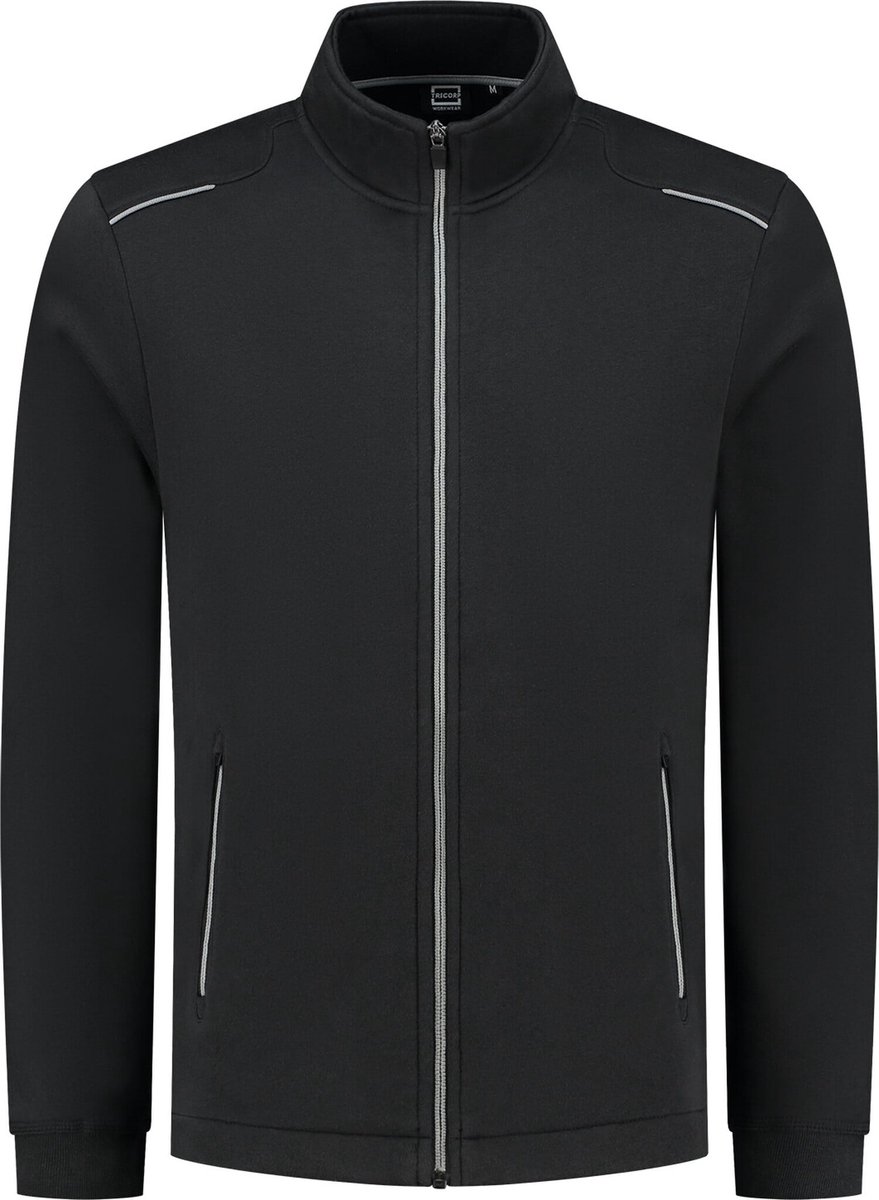 Tricorp Sweatvest Accent 302702 - BlackGrey - 3XL