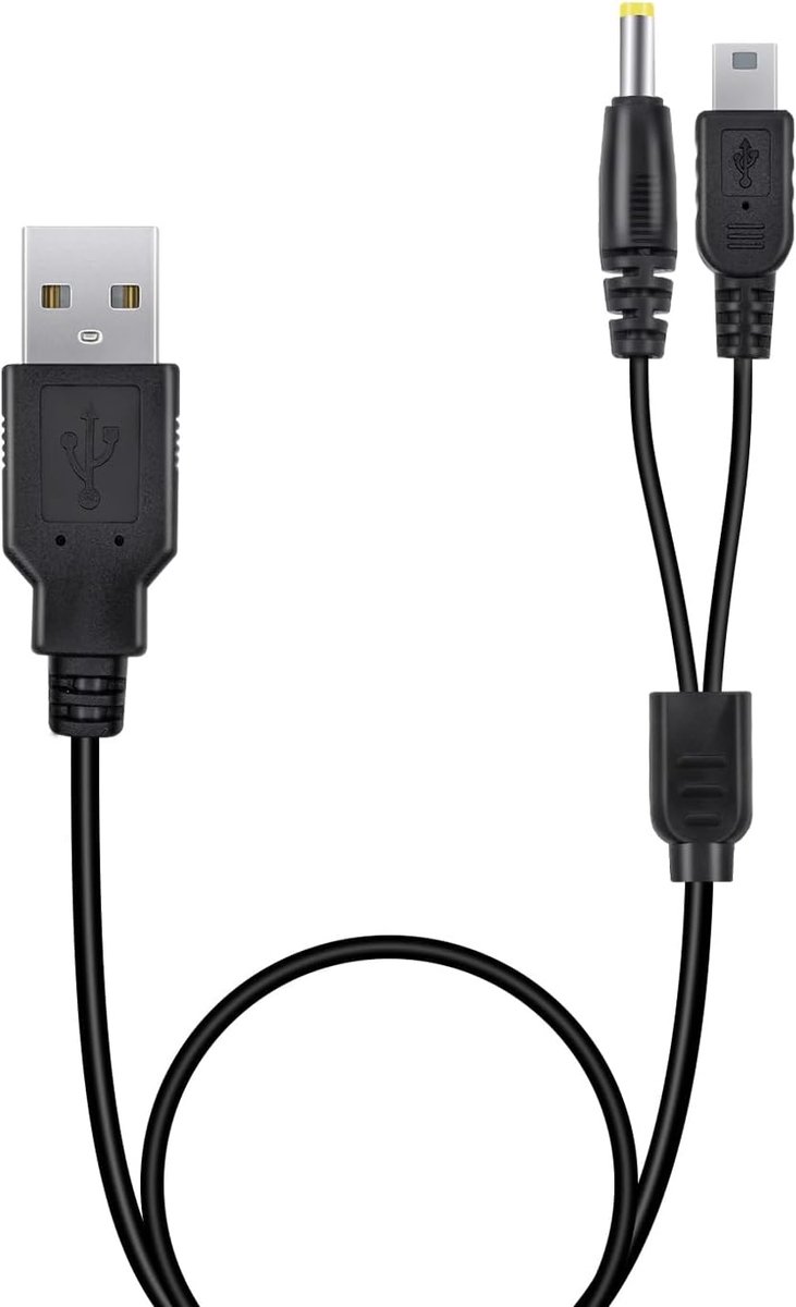 2-in-1 Psp oplaadkabel, USB-oplaadkabel laadkabel voor Psp